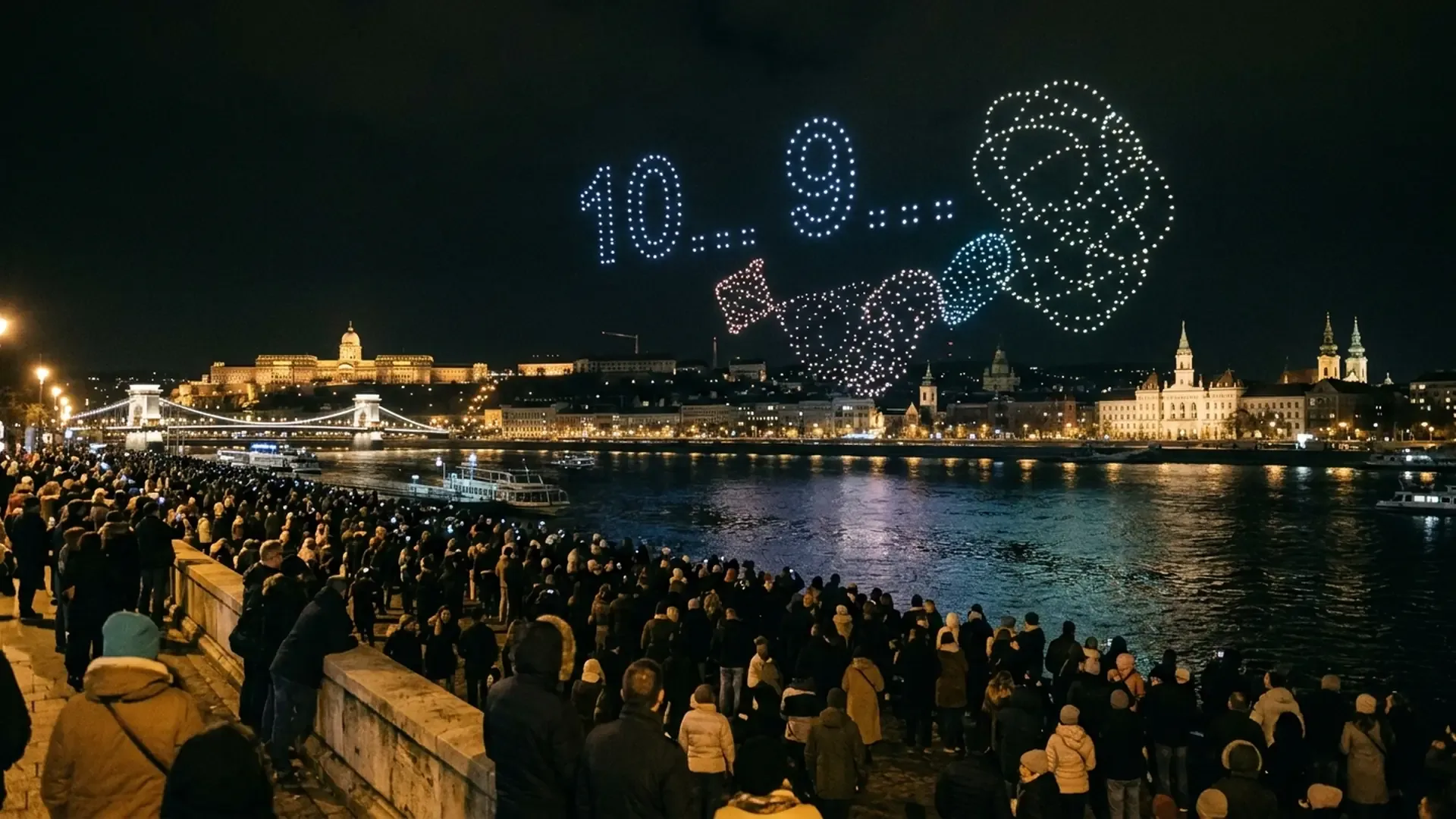 Droneshows tijdens Oud en Nieuw: het innovatieve alternatief nu het consumentenvuurwerkverbod nadert