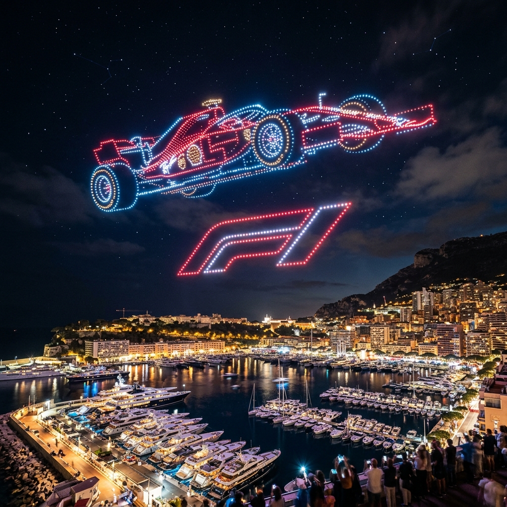 Formula 1 Monaco Droneshow