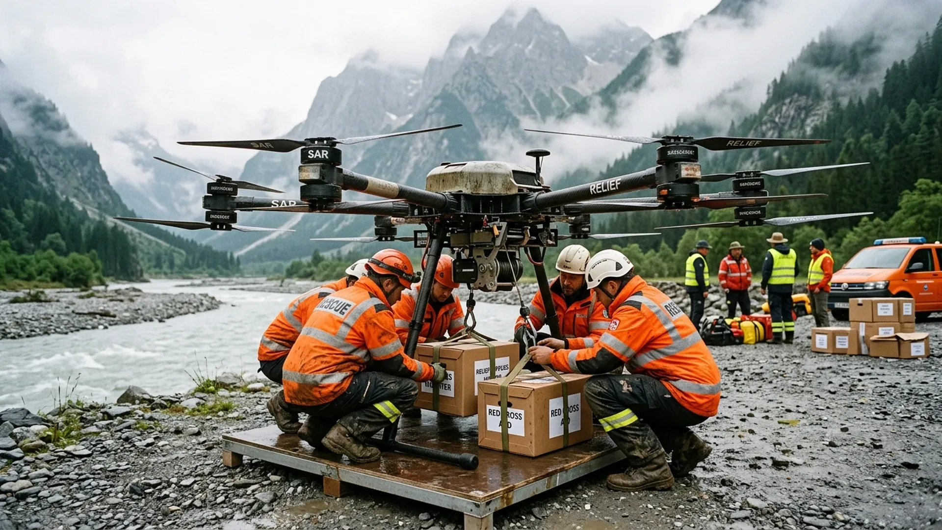 Nepal vraagt zware vrachtdrones voor rampenrespons na overstromingen