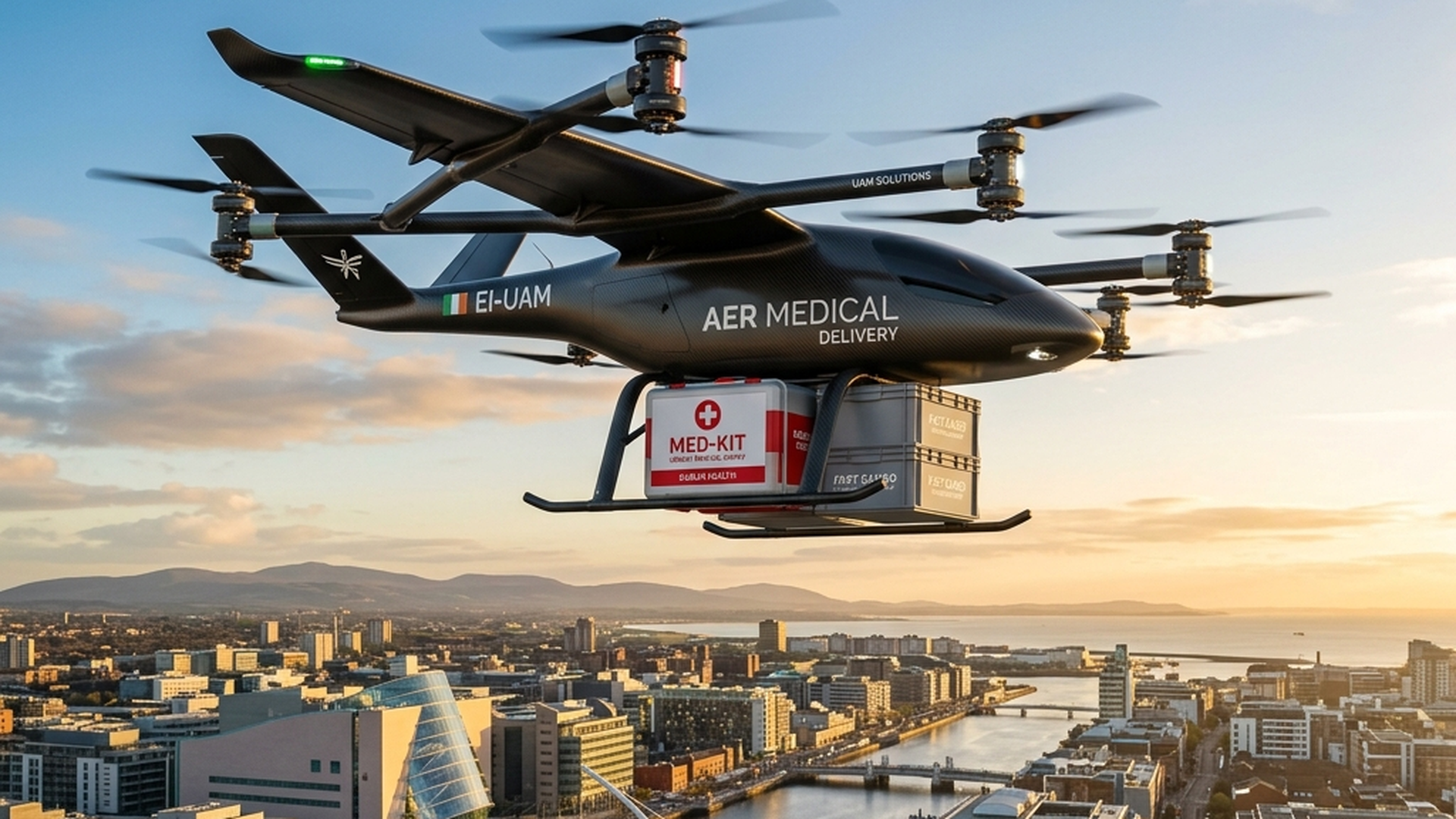 Autonome UAM-drones en eVTOL-luchtvaart